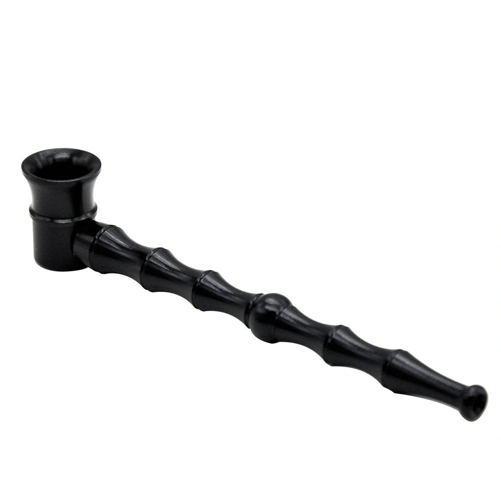 Tuyaux en aluminium de gros de fumer la pipe de tabac de la forme de bambou outil Accessoires fumeurs