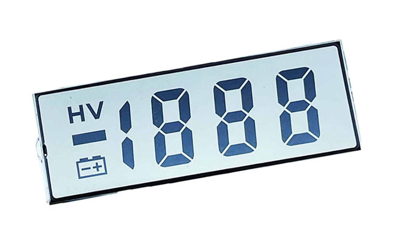 Positive Reflective 6 O&prime; Clock Tn Segment LCD for Electronic Product Display LCD