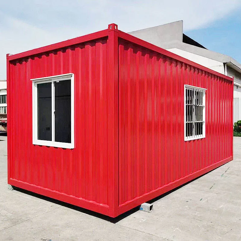 Hochwertige Licht Stahlrahmen Falzhaus Outdoor Office Factory Container House Fertighaus