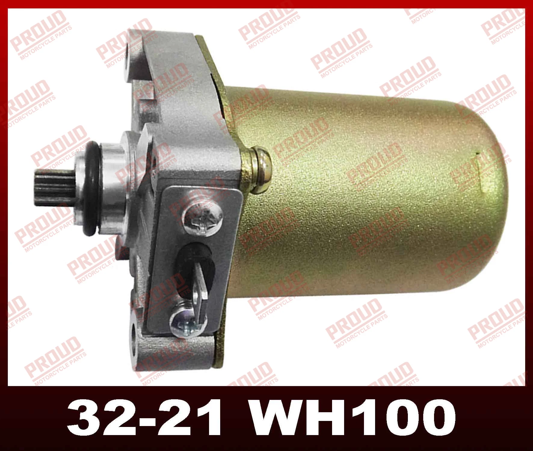 Wh100/125 Starting Motor High Quality Wh100 Motorcycle Spare Parts