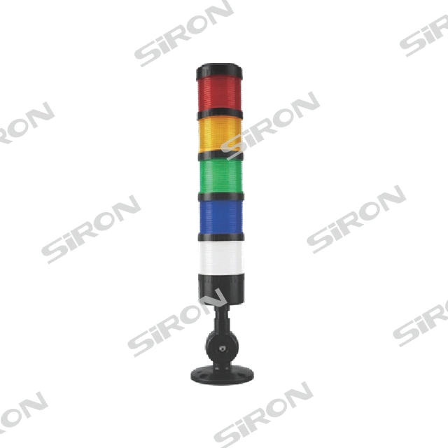 Siron D014 Bendable Five Color LED Tower Light Multi-Functional LED Signal Warning Light RS485 Intelligent Signal Light