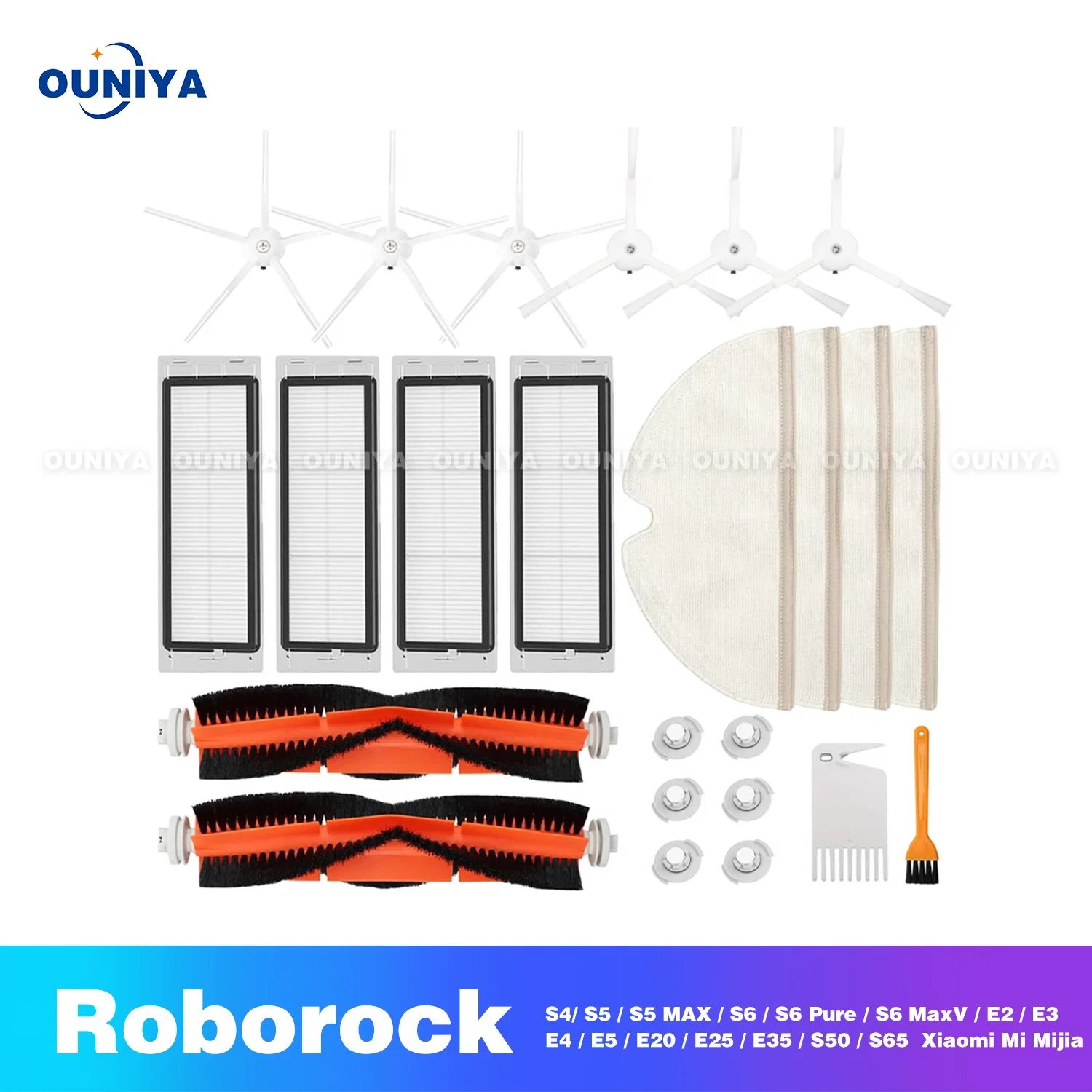 Roborock E5 Robotic Weeping Robot Cleaner sacos de filtro de vácuo