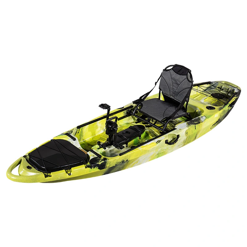 Kuer 10FT New Design Wholesale 3.2m Racing Kayak Single Seat Sit in Plastic Sea Kayak