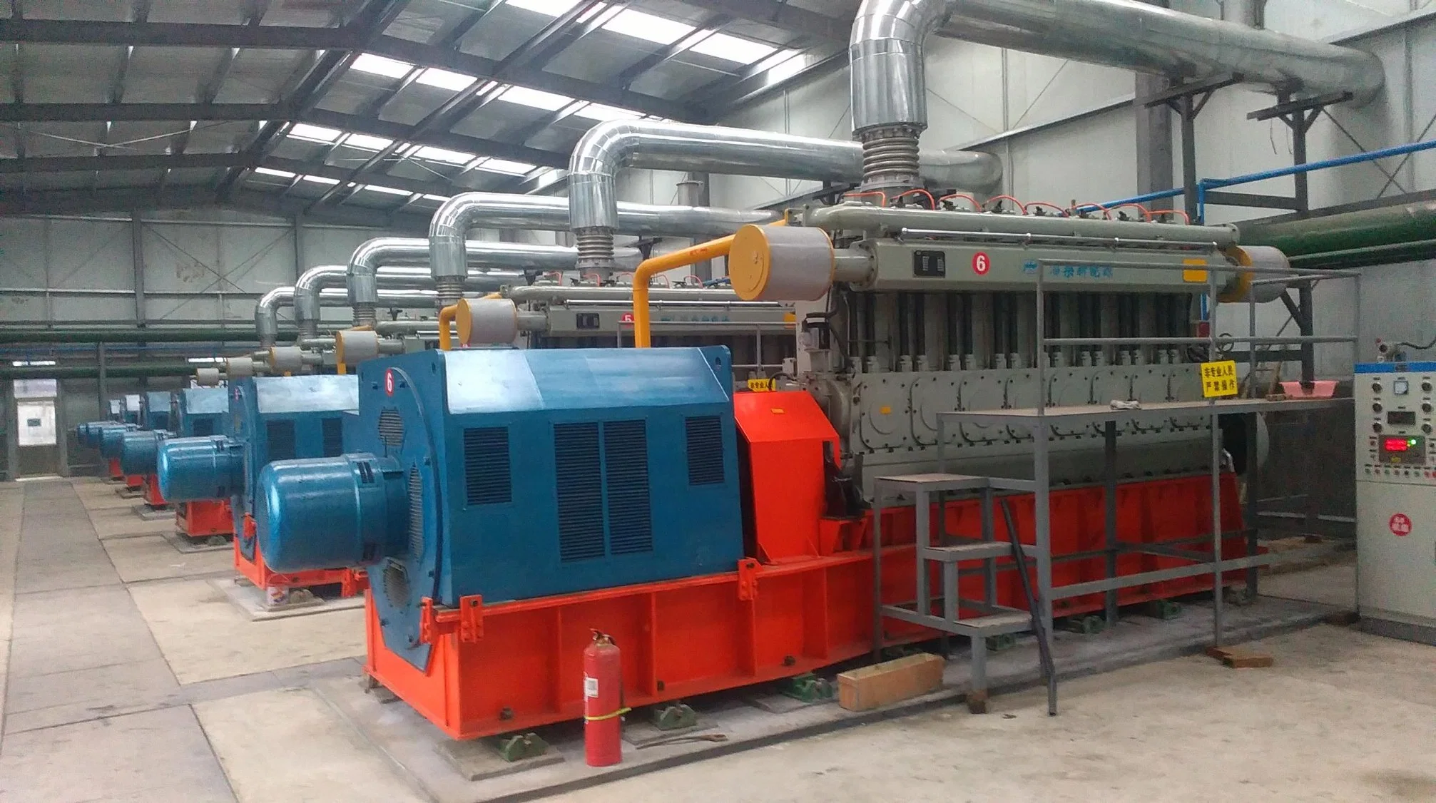 La biomasa biogas metano generador motor Syngas generador de energía