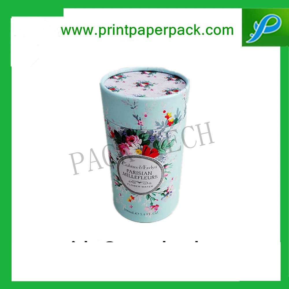 Custom Made Printed Rigid Lanolin Cream Health Care Products Packing Box Round Wine Gift Box Dry Fruit packaging Box