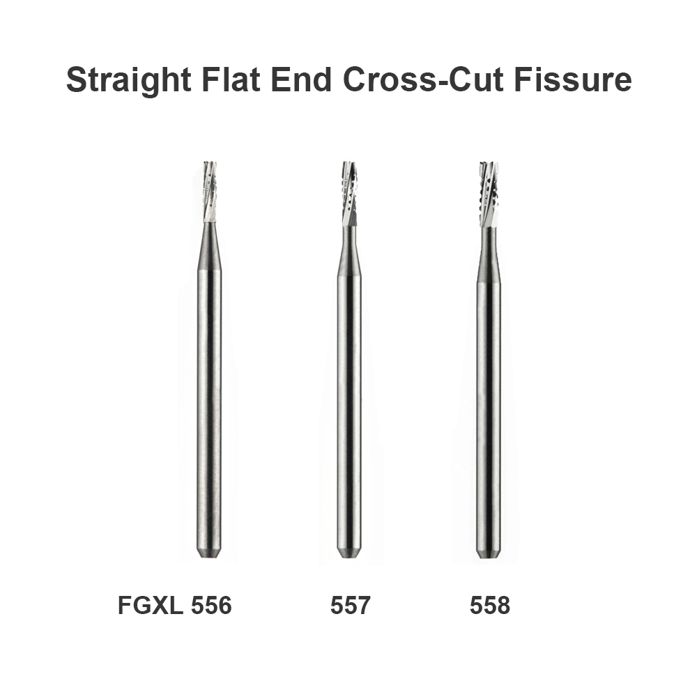 Top Quality Dental Cutting Instruments Manufacturer FGXL Shank Straight Cross (Стоматологические Вырезать хирургию из бида вольфрама FGXL-558