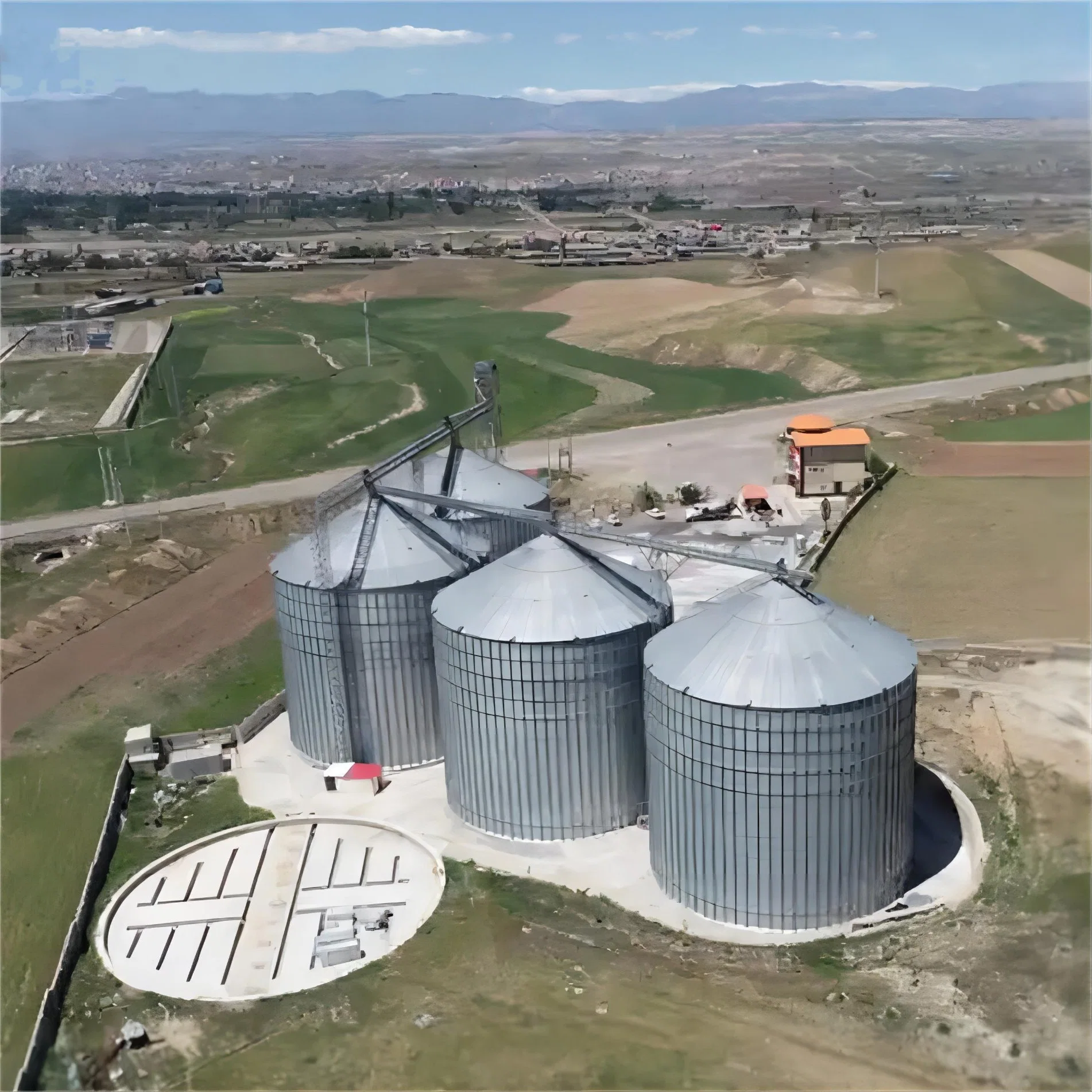 Arroz Silo/ semilla de girasol Silo/maíz Silo galvanizando grano de acero inoxidable Almacenamiento Silo