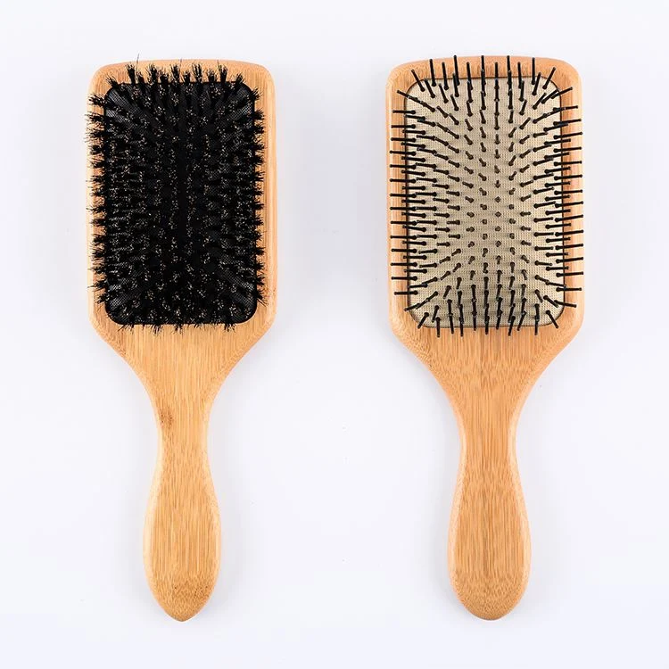 Customized Long Handle Wholesale/Supplier Bamboo Detangling Massage Air Hair Brush