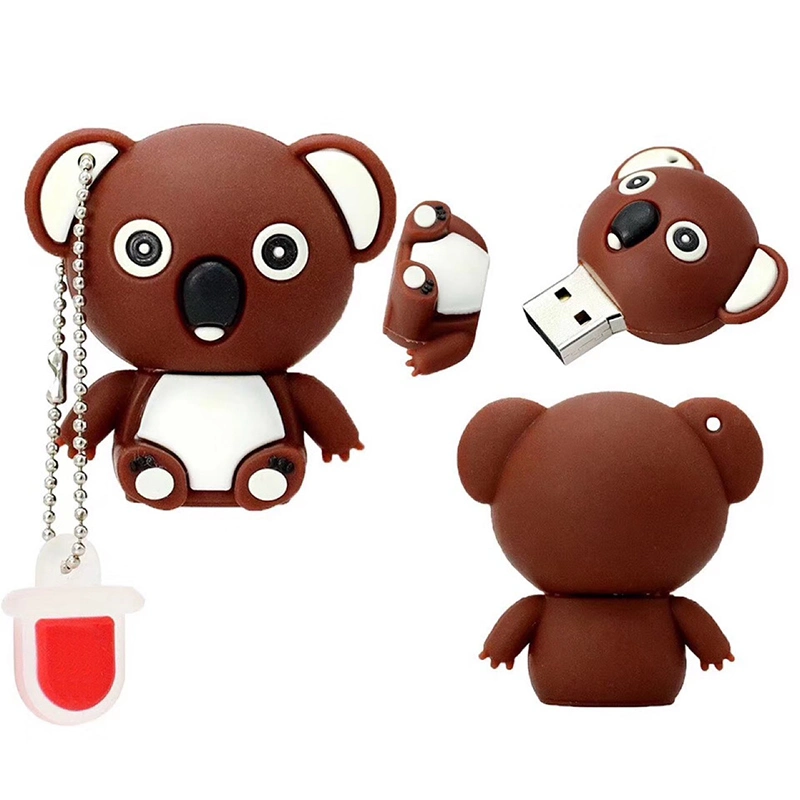 Nouvelle clé USB en forme d'ours dans une boîte 8 Go 16 Go 32 Go