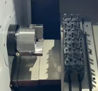 Meter Drehmaschine Schrägbett Kugel Schraubenlager Hoch Starr Hoch Präzisions-CNC-Drehmaschine