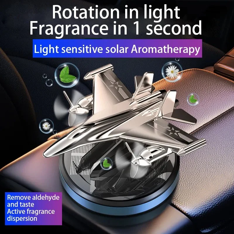 Vehicle Solar Plane Fighter Perfume Seat Liquid Solid Essential Oil Car Air Freshener Perfume