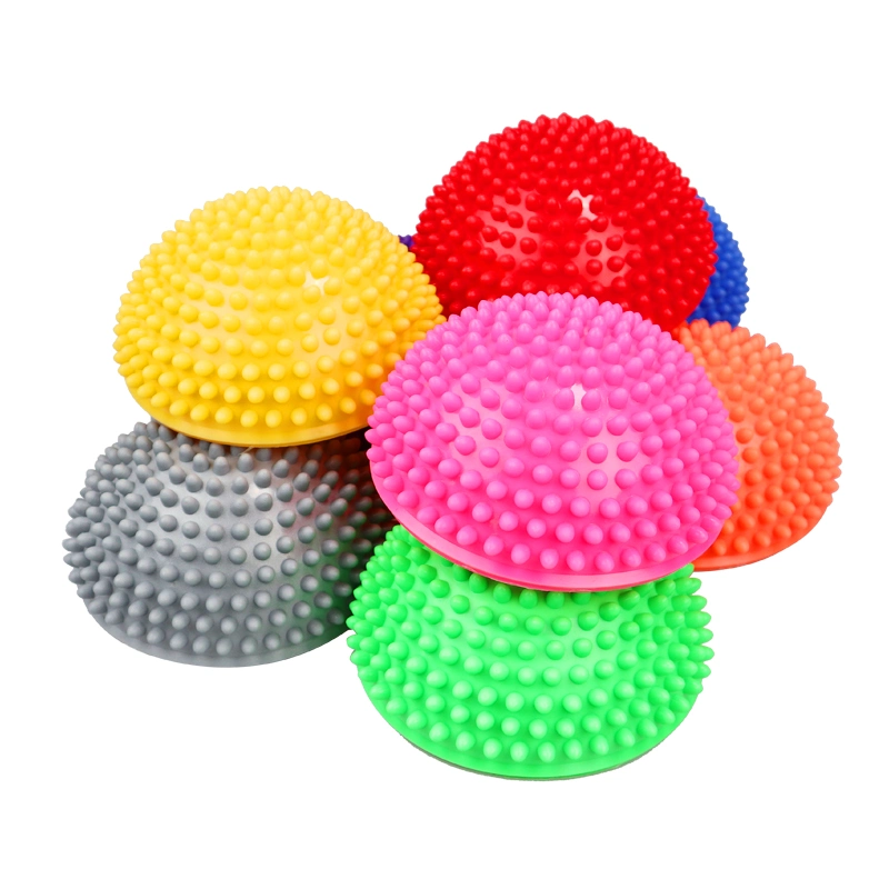 Venda por grosso de brinquedos infláveis em PVC, metade do sensor de balanceamento de yoga massagem Ball para filhos adultos