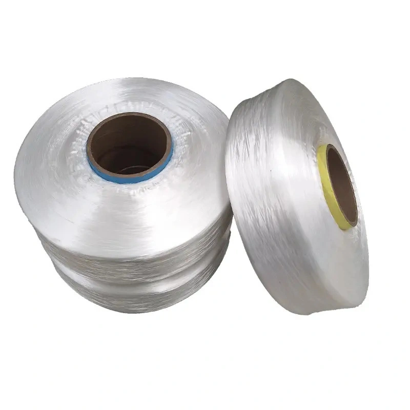 Wholesale AA Grade Grs Certificate (20D-600D) Recycled RPET Nylon/PA6 FDY Semi Dull Raw White Filament Yarn with Grs Certificate for Knitting and Weaving