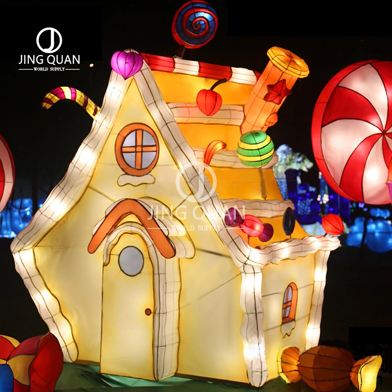 Theme Park Lantern Show Vivid Outdoor Motif Light Candy House Lantern Products High quality/High cost performance Festival Lantern Christmas Holiday Decoration