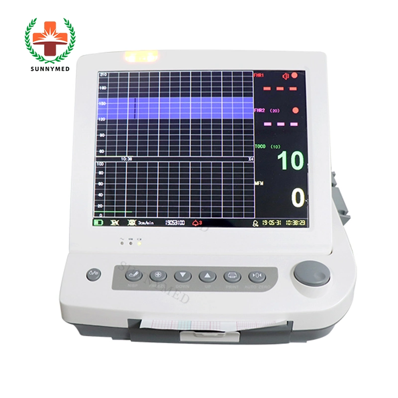 Sy-C011-2 Venta caliente precio barato Materno Fetal multiparámetros Monitor de la madre