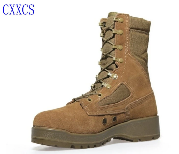 Ankle Genuine Leather New Design Desert Leather Military Tactical Boots