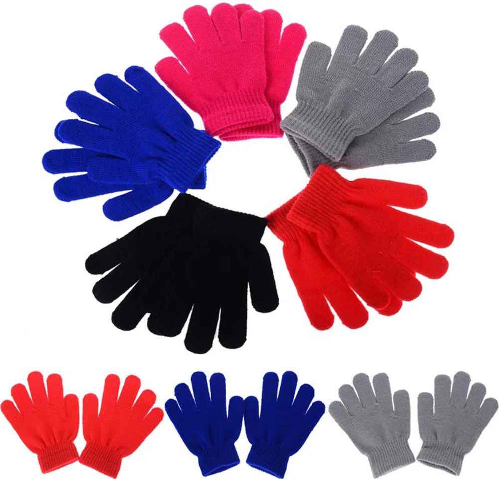 Magic Cotton Knitted Classic Children Glove