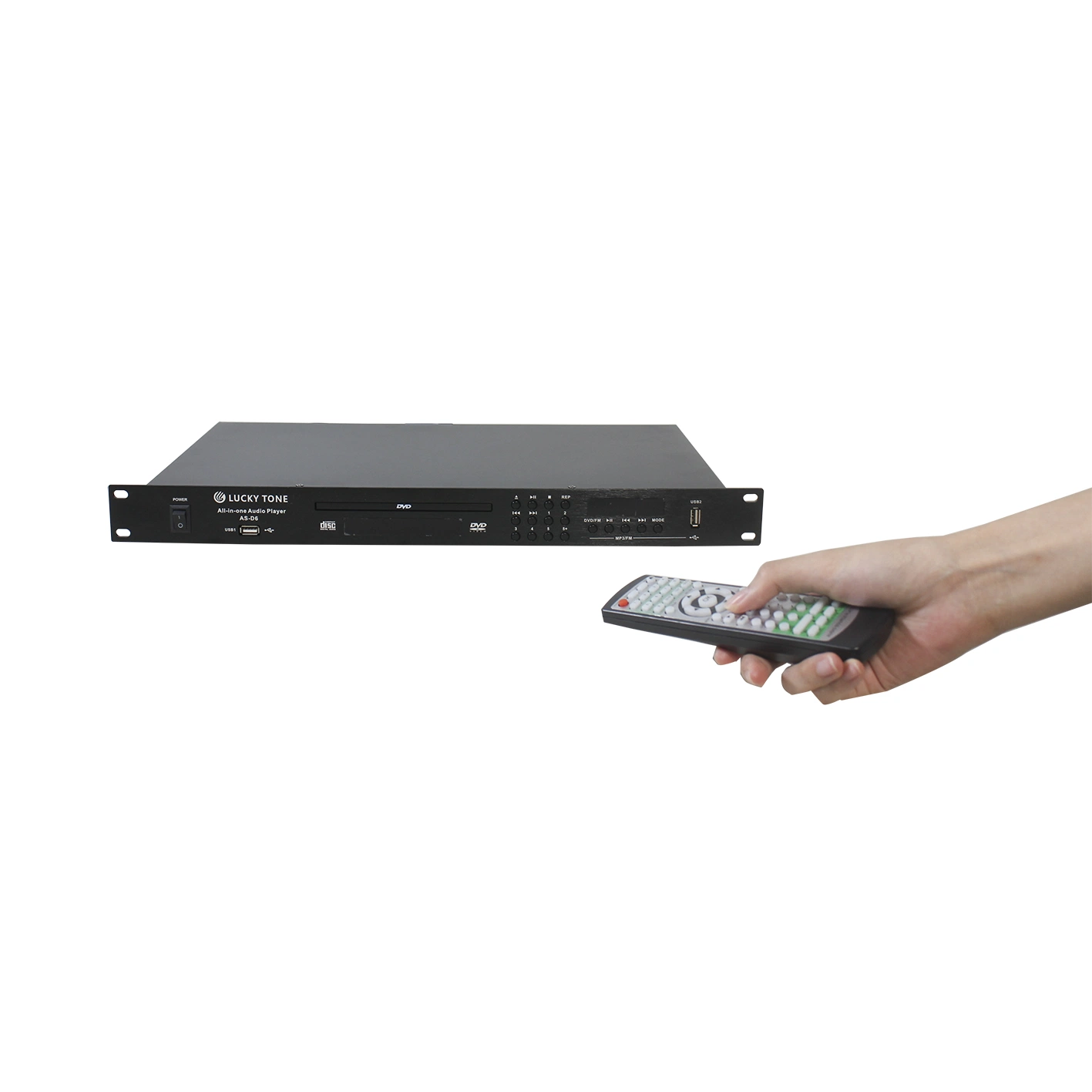 PA System 2 Channel Audio Player Integrate with DVD, MP4, MP3, CD, Tunerusb, and Bluetooth