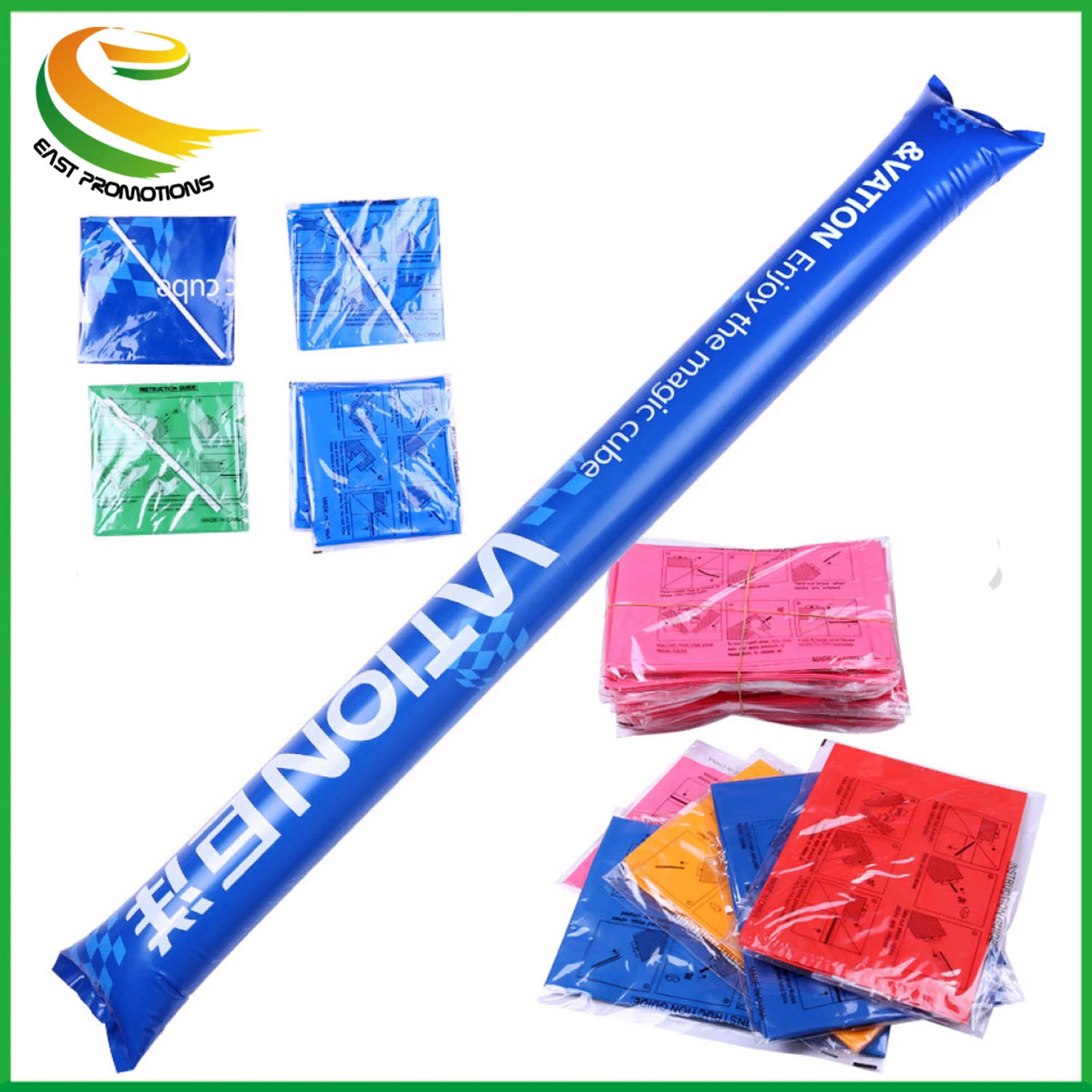 PE Inflatable Cheering Thunder Air Bang Bang Stick