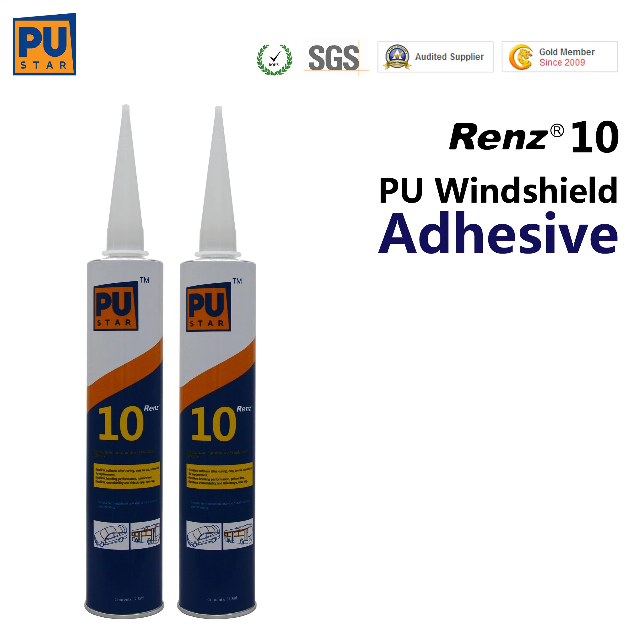 Polyurethane Windscreen Replacement Adhesive Sealant Renz10