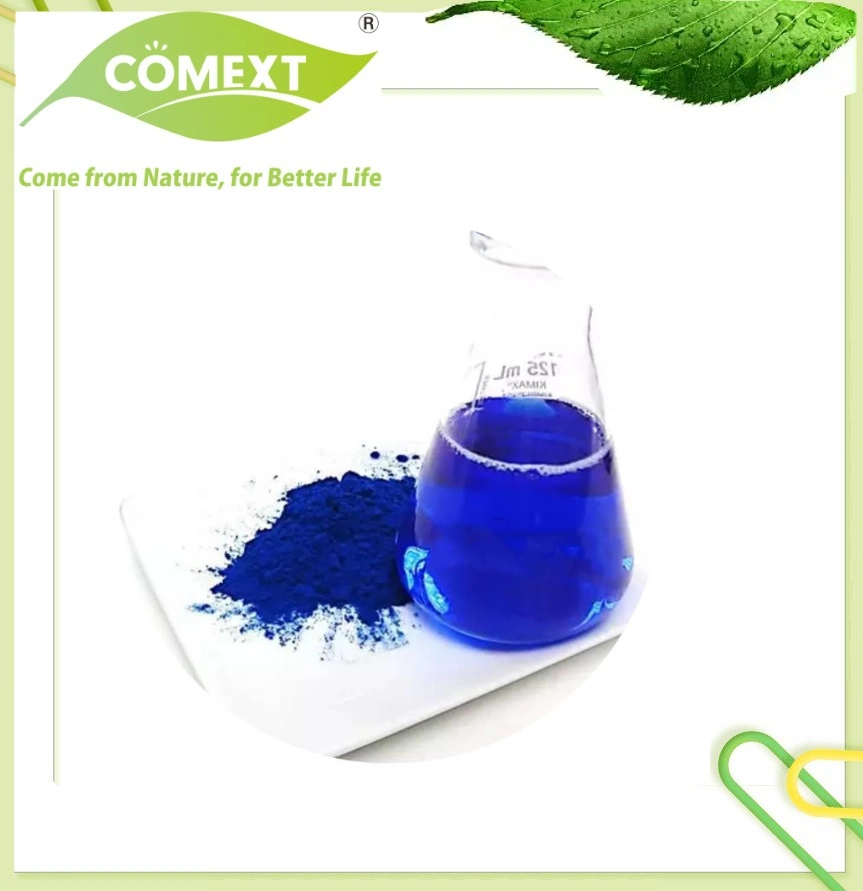 Comext in Stock Food Grade Color Natural Plant Extract Phycocyanin Blue Spirulina Powder