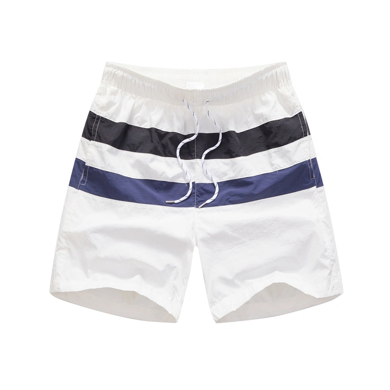 2021 Men Colors Stripe Swim Trunks Shorts Beach Short Adult Swimwear Pants Swim Short