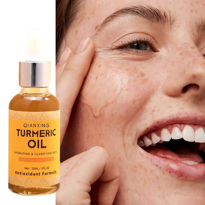 Private Label Organic Essential Tumeric Face Serum Oil for Face Anti Aging