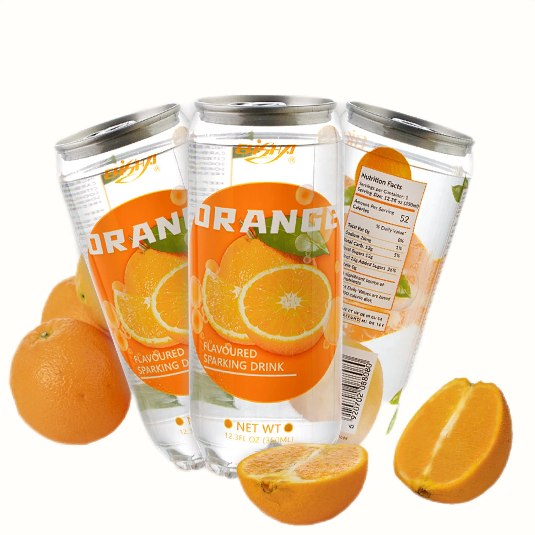 350ml Refrigerante Soda Espumantes Atualização água aromatizada laranja beber água