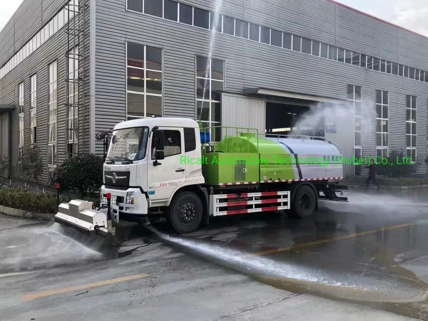 Hochdruck-Straßenwascher LKW 4X2 10m3 Straße Washing Street Kehrmaschine Reiniger zum Verkauf