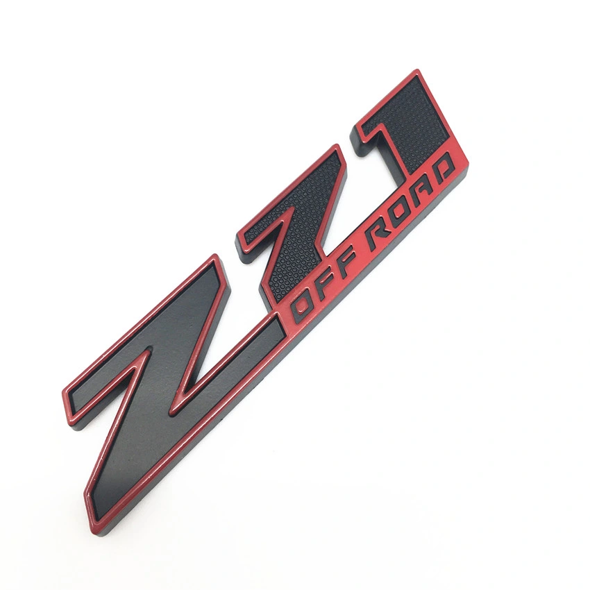 Z71 off for Silverado Camaro Emblem Fender Badge Decal Sticker Logo Car Accessories Car Parts Decoration ABS Plastic Emblem