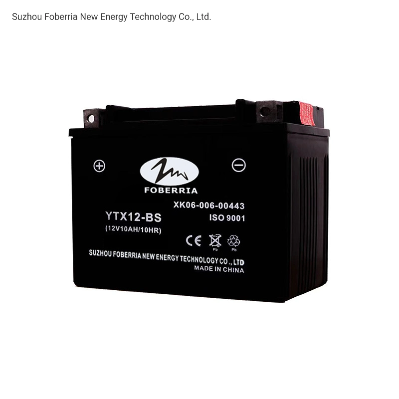 Wholesale/Supplier High quality/High cost performance  12V Dry Charged Motorcycle Battery with Electrolyte Bottle