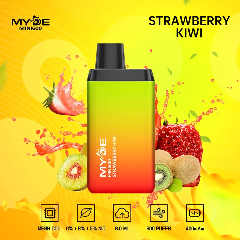 Well Vape Pen Myde 6000 أطعم الفاكهة نكهات البيع الساخنة قطعة صغيرة