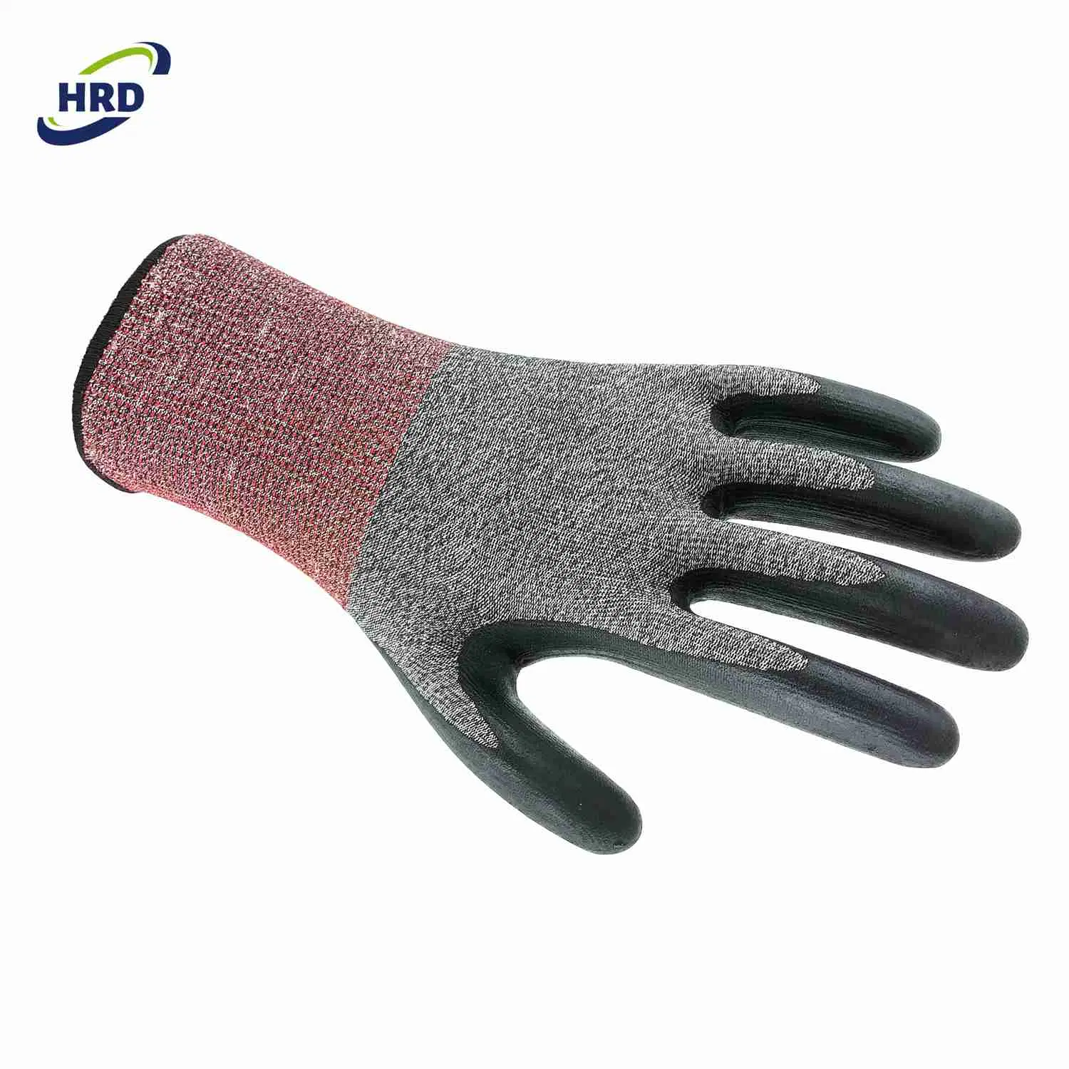 Hppe and Steel Fiber Knitted Soft A5 Cut Resistant Protection Safety Work Gloves