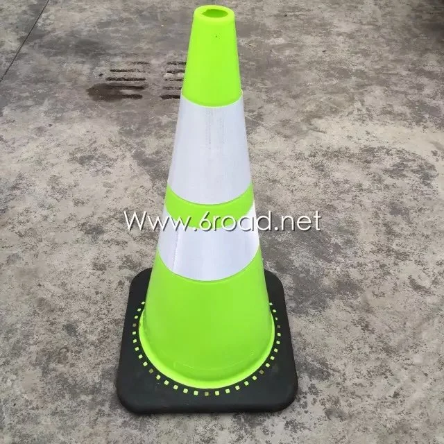 Fluorescent Yellow Green PVC Road Cone