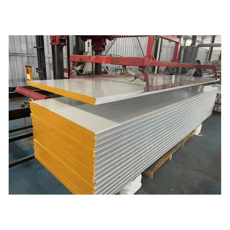 Steel Buildings High Density Mineral Wool Wall Panels Rockwool/Rock Wool Sandwich Panel for Internal and External Wall