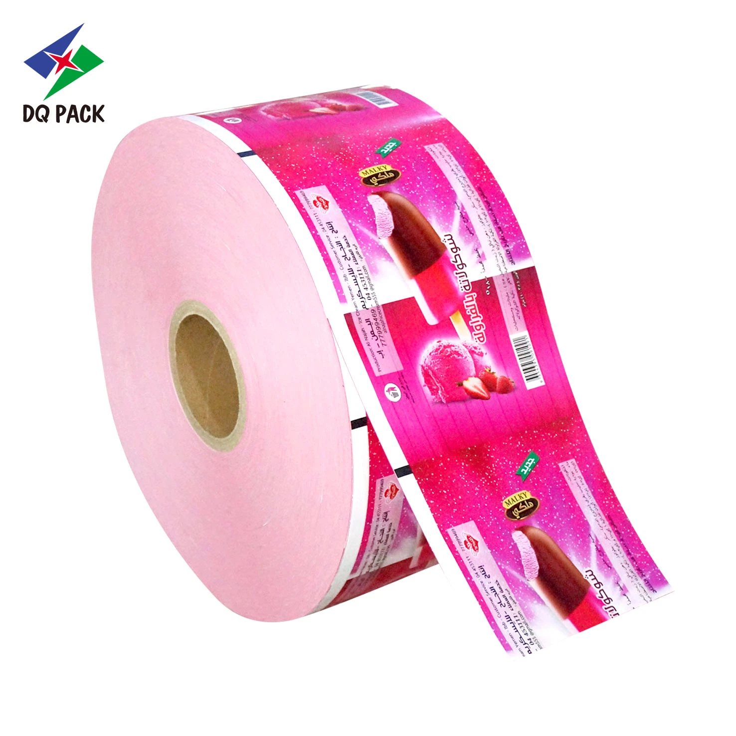 Flexible Printed Laminating Food Grade Cookie Packaging Plastic Biscute Roll Film