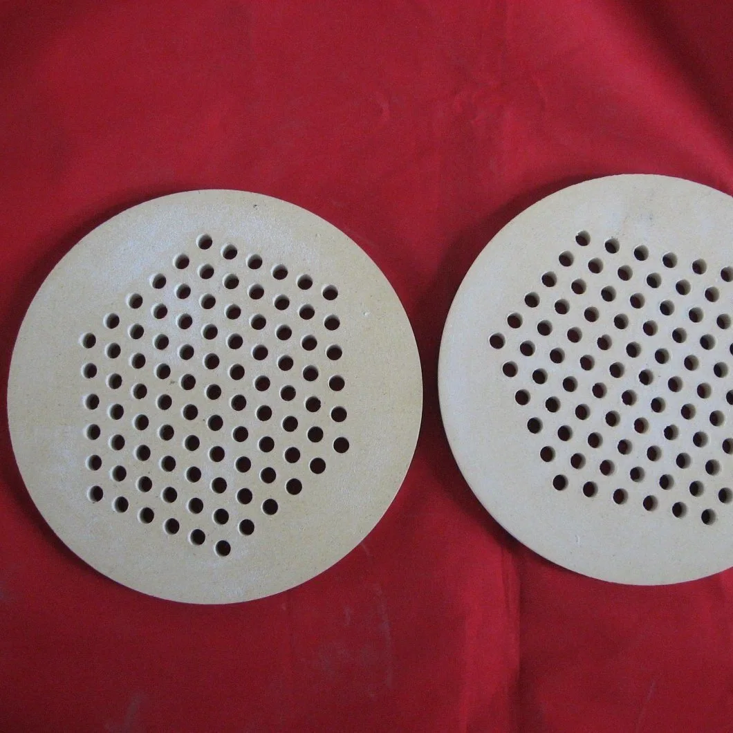 Manufacturer Customized High Temperature Resistance Refractory Thermal Shock Cordierite Ceramic Heating Radiant Disc