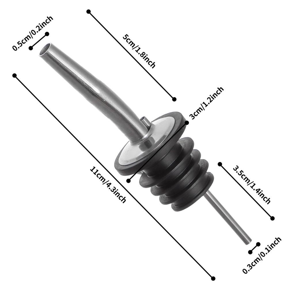 Vitesse en acier inoxydable vin Bouteille de liqueur de cuisine bar de la tuyère d'accessoires Pourers