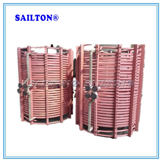 750kw 50Hz Induction Furnace Aluminum Copper Tube Shell Coil