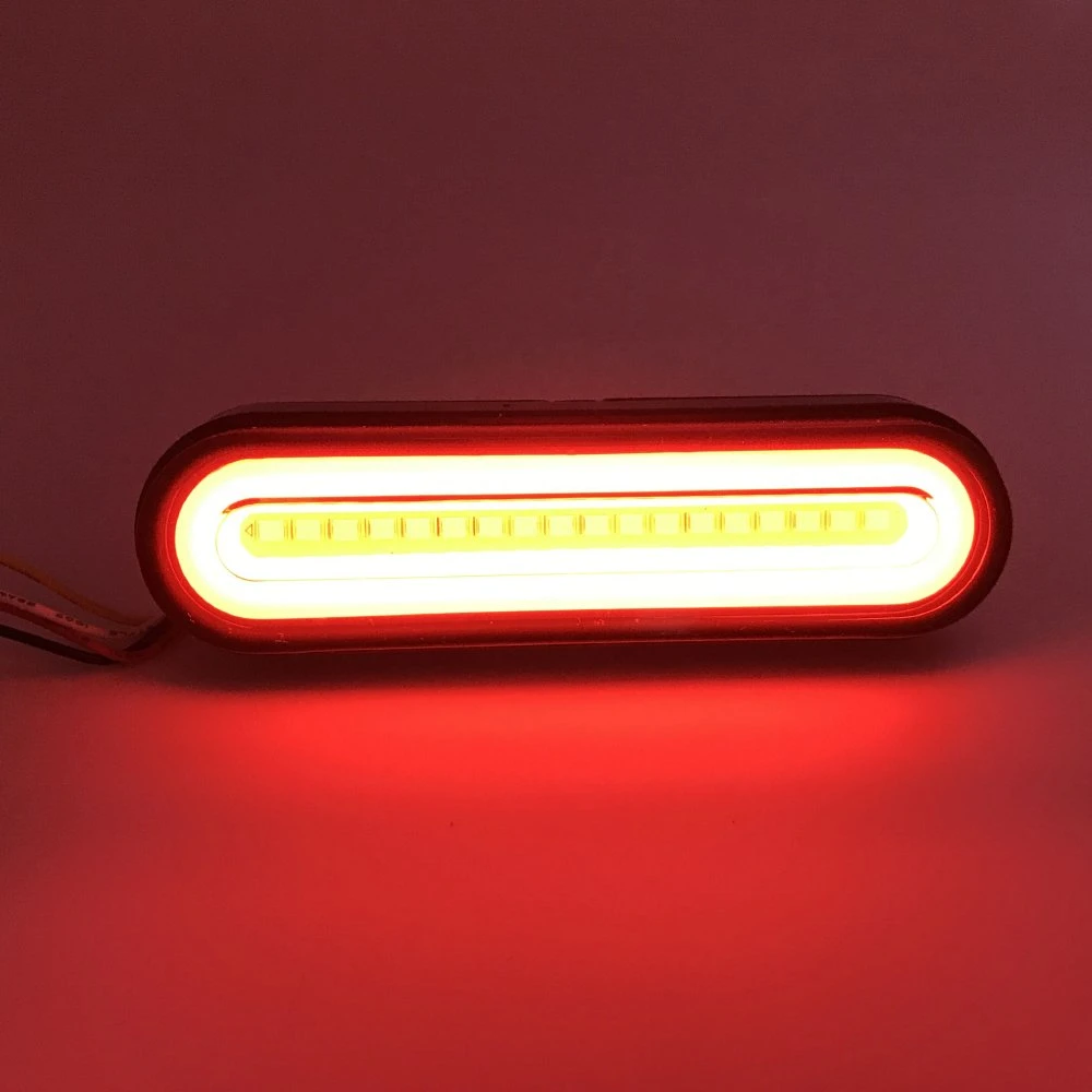 58 LED DC10-30V Dual Color 3 in 1 Function Trucks Trailers Taillights