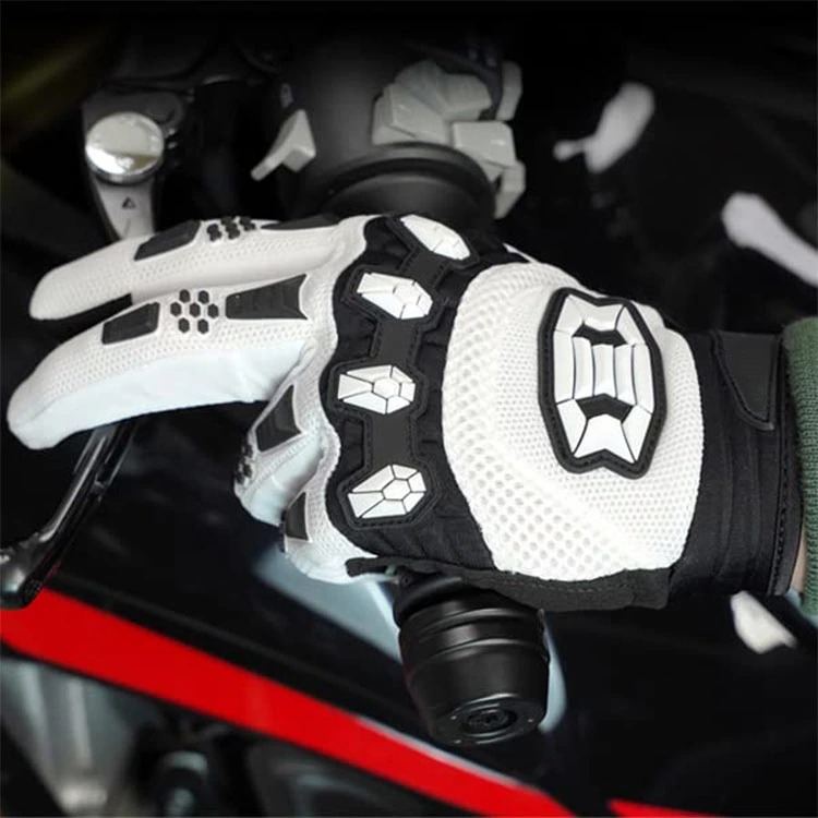 Unisex Waterproof Anti Vibration Anti Slip Offroad Motorcycle Racing Gloves Touch Screen