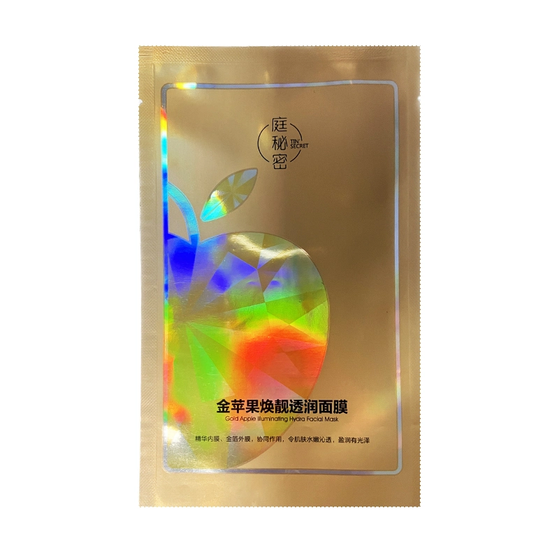 Laser Film UV 3D Aluminium Foil Metalized Mask Plastic Package Bags