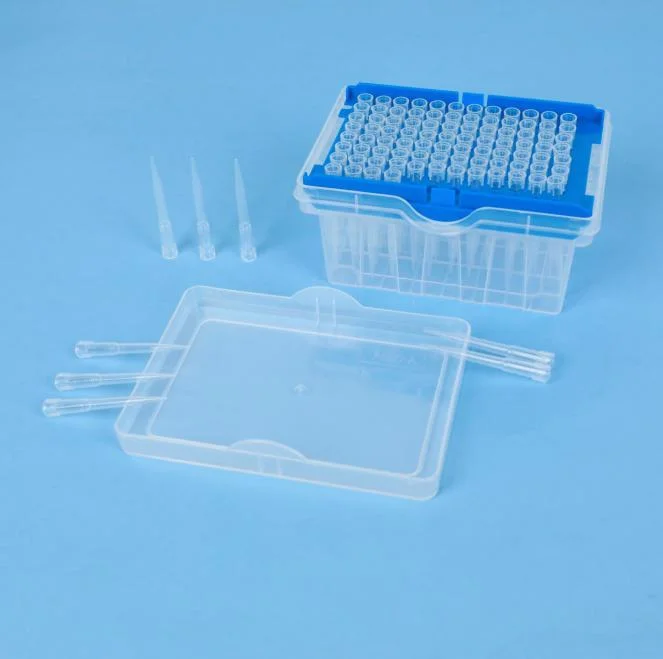 Los consumibles de laboratorio material de embalaje de material PP Tip Box