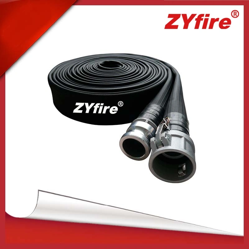 Zyfire 6 Inch 100 Meter Layflat Multipurpose Industrial Rubber Discharge Hose