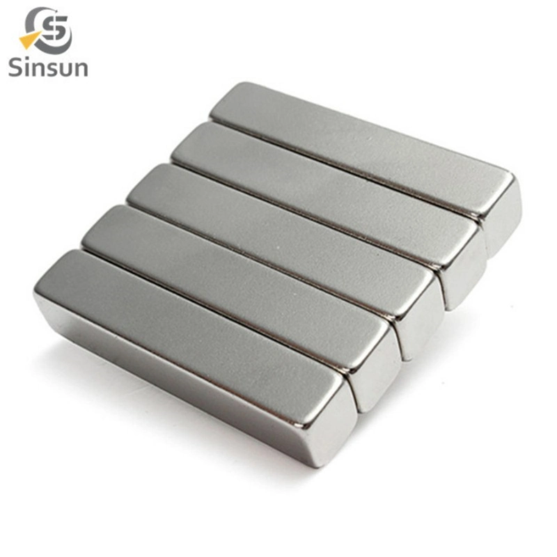 High Performance Square Bar Shape N52 Super Strong Neodymium Magnet