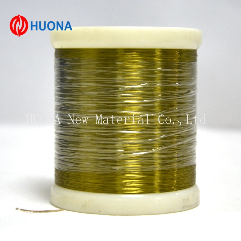 Color Double Enameled Resistance Wire Precious Metal Alloy Wire