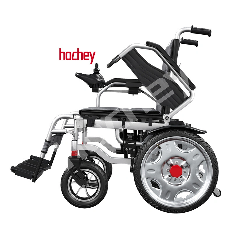 Hochey Medical Easy to Move Folding Power Used Lightweight Foldable Electric Power Wheelchairs for Sale