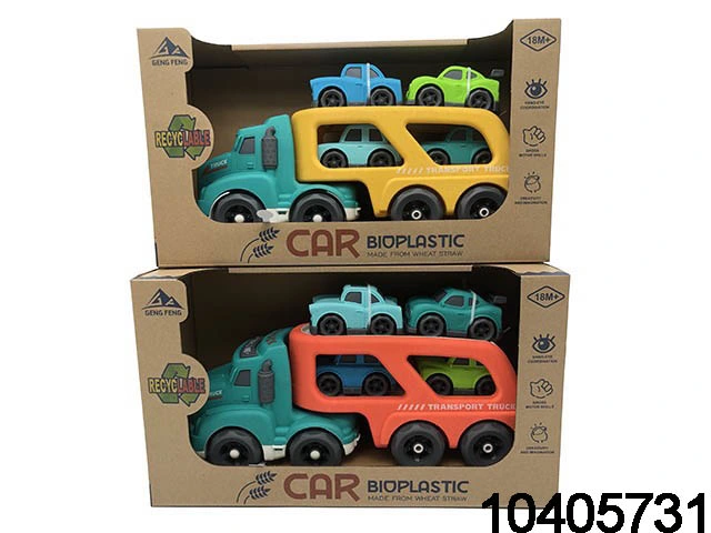 Mini bebé Cartoon inercia Niño empuje y vaya vehículo sin batería Niños Toys coches de fricción para niños pequeños de preescolar (10445736)