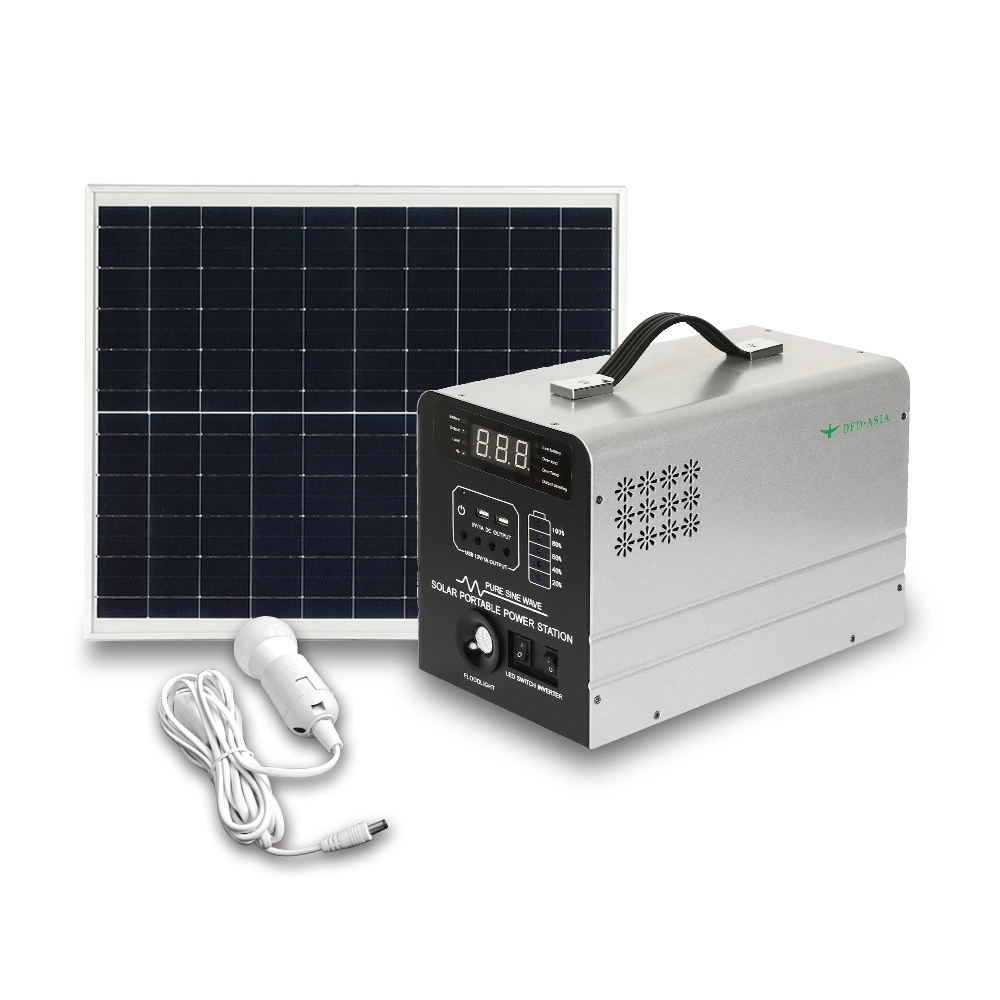 500W Portable integrierte Off Grid Hybrid Home Camping Solar Power Energiesystem