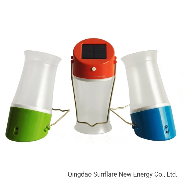 Saving Energy Solar Camping Light with Portable Handle